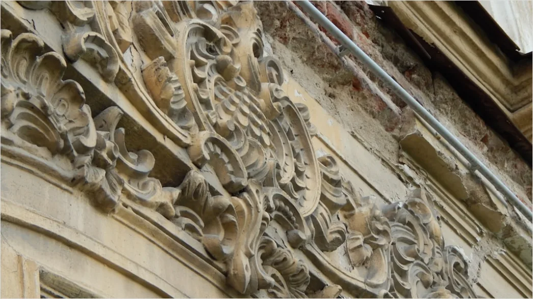 Detail Fassade Mit Ornamenten Historische Detailaufnahme Number 8