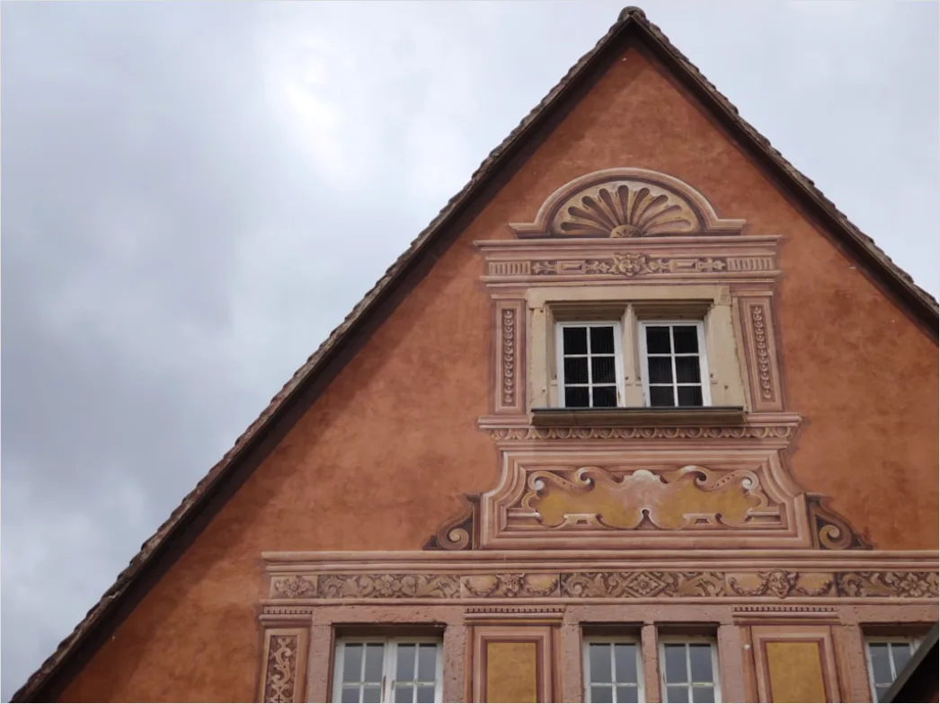 Detail Fassade Mit Ornamenten Historische Detailaufnahme Number 9