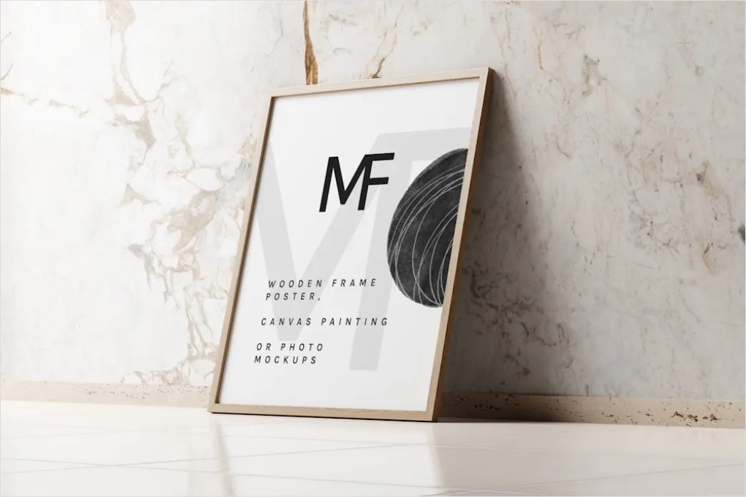 Galeriewand Mockup Mit Rahmen Minimal 84a7