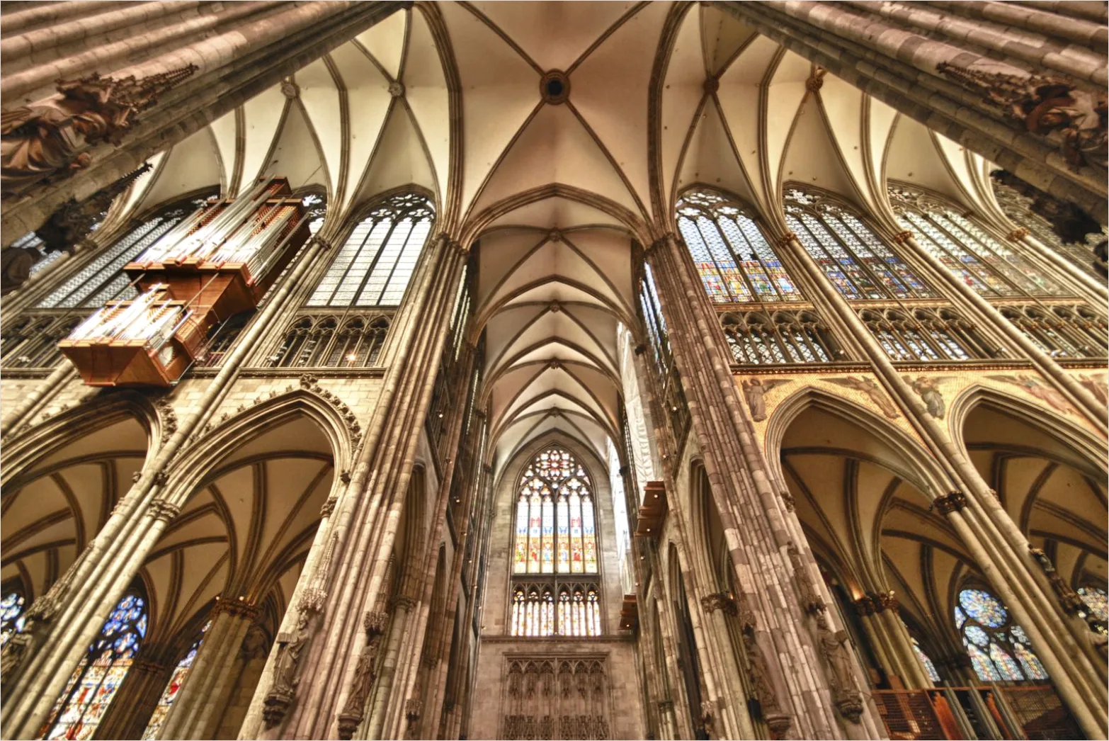 Detail Gotische Kathedrale Innenraum Gewölbe Detail Number 7