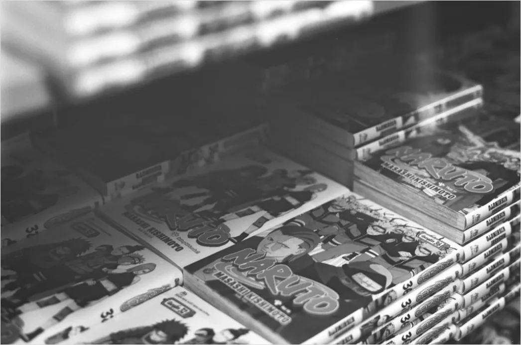 Detail Graphic Novel Seite Schwarz Weiß Kontrast Number 2