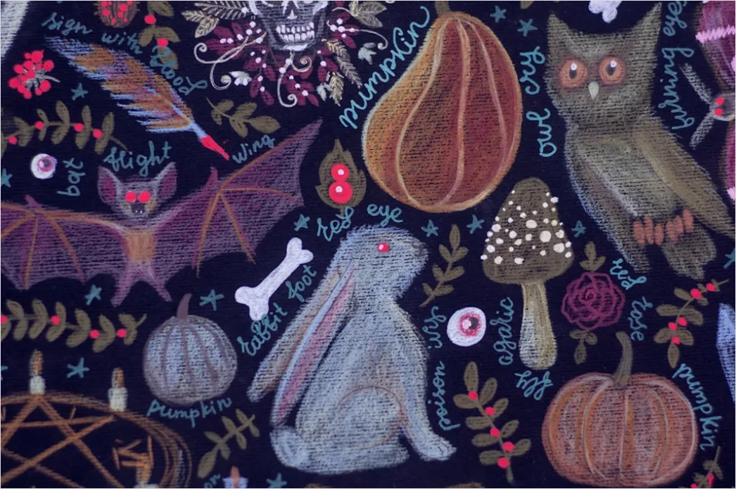 Halloween Illustration Gruselig Niedliche Figuren 1bf6