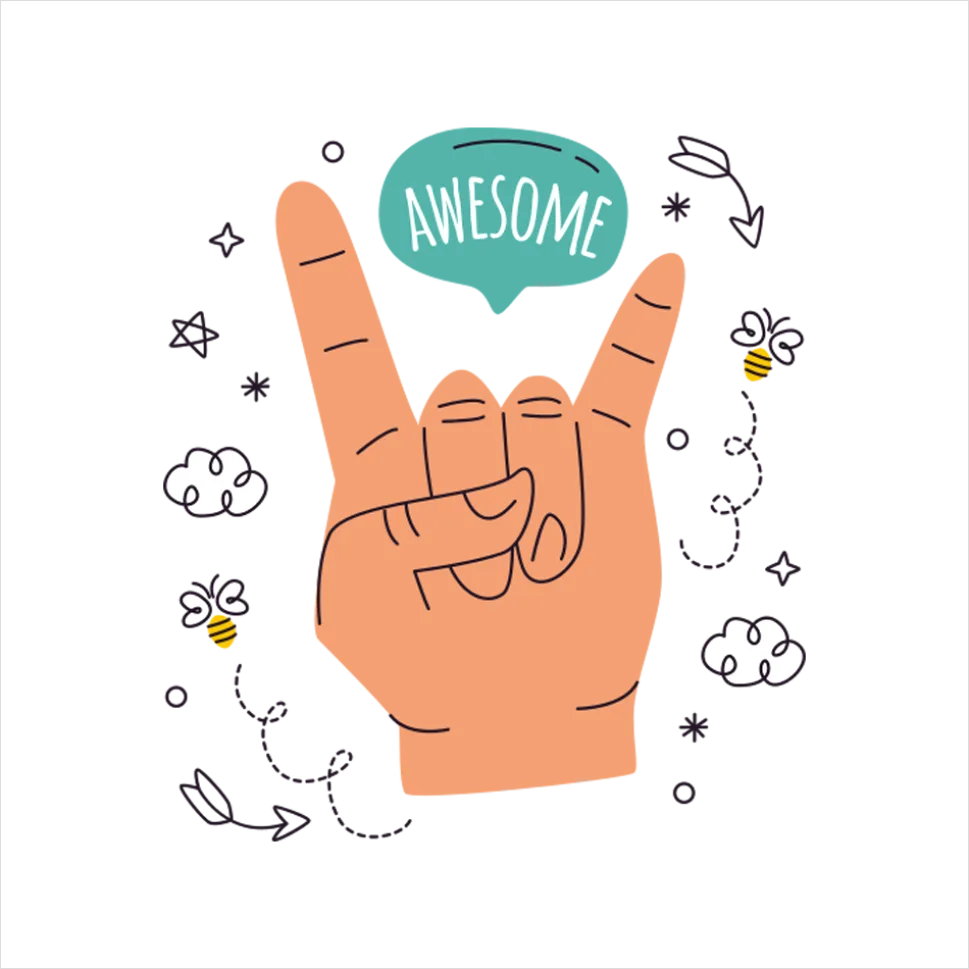 Detail Hand Gesture Transparent Png Number 7