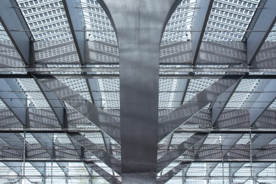 Detail Industriehalle Architektur Mit Stahlträgern Number 18