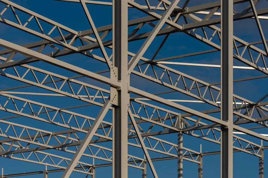 Detail Industriehalle Architektur Mit Stahlträgern Number 19