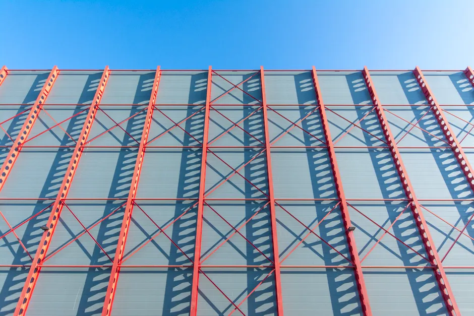 Detail Industriehalle Architektur Mit Stahlträgern Number 5