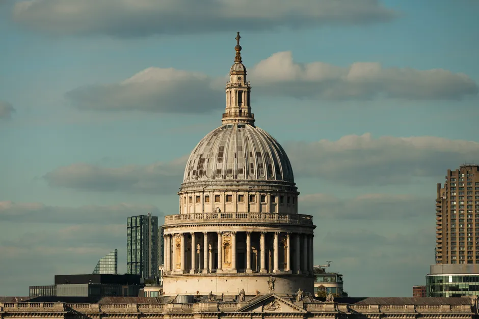 Detail Kirche Turm Spitze Gegen Blauen Himmel Number 10