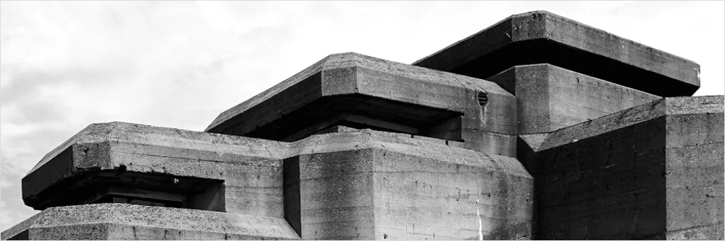 Moderne Architektur Brutalismus Beton Fassade 5826