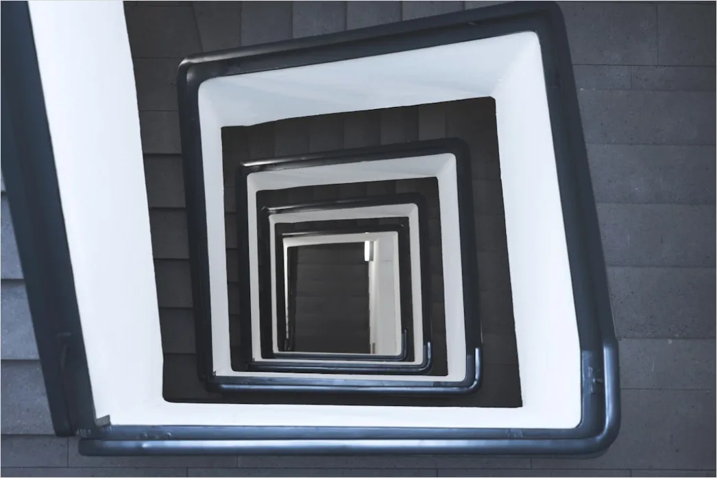 Detail Modernes Treppenhaus Architektur Symmetrie Number 14