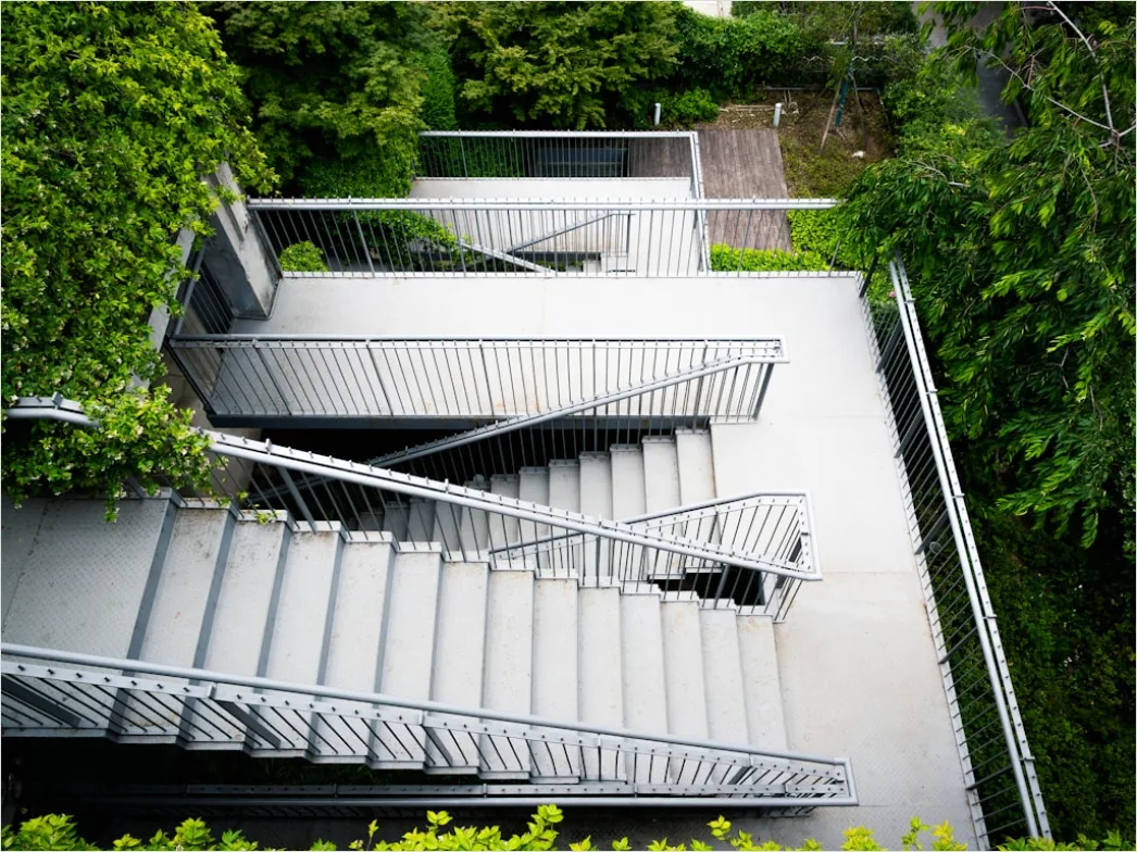 Detail Modernes Treppenhaus Architektur Symmetrie Number 4