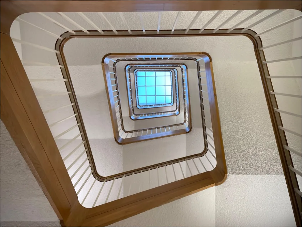 Detail Modernes Treppenhaus Architektur Symmetrie Number 7