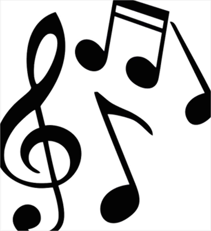 Detail Music Notes Transparent Png Number 4