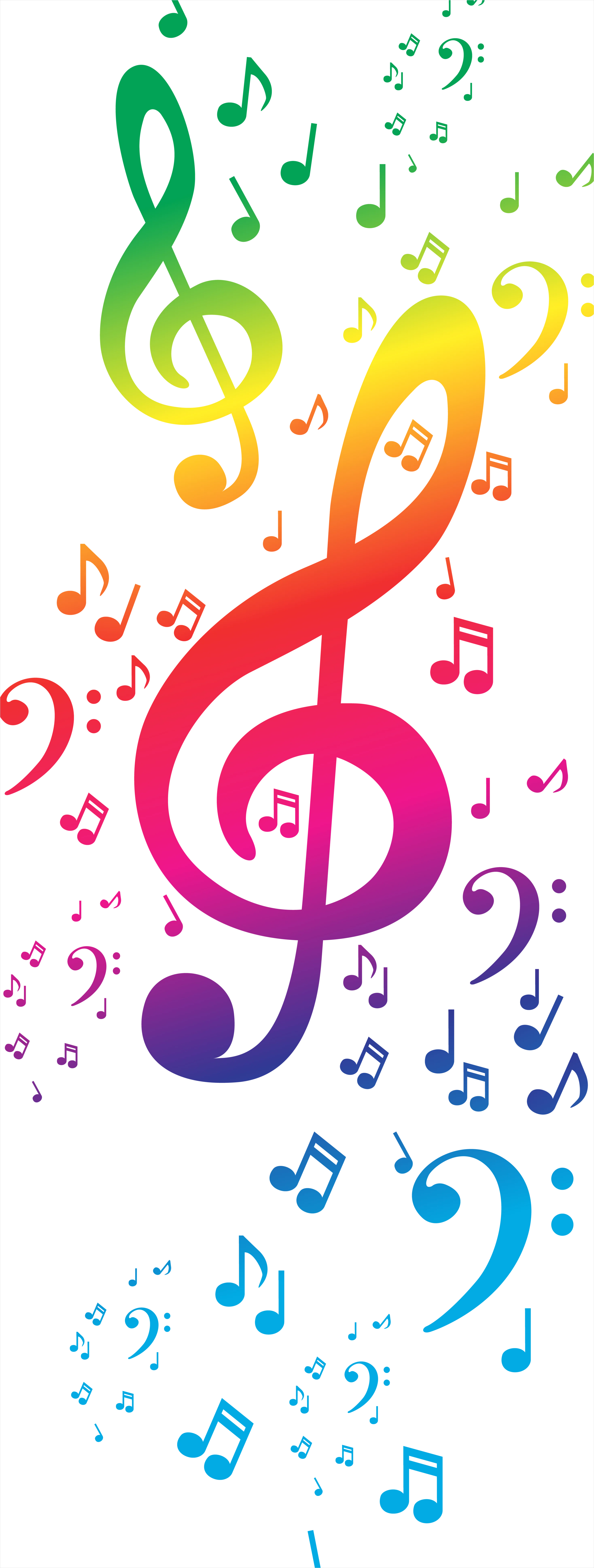 Detail Music Notes Transparent Png Number 6