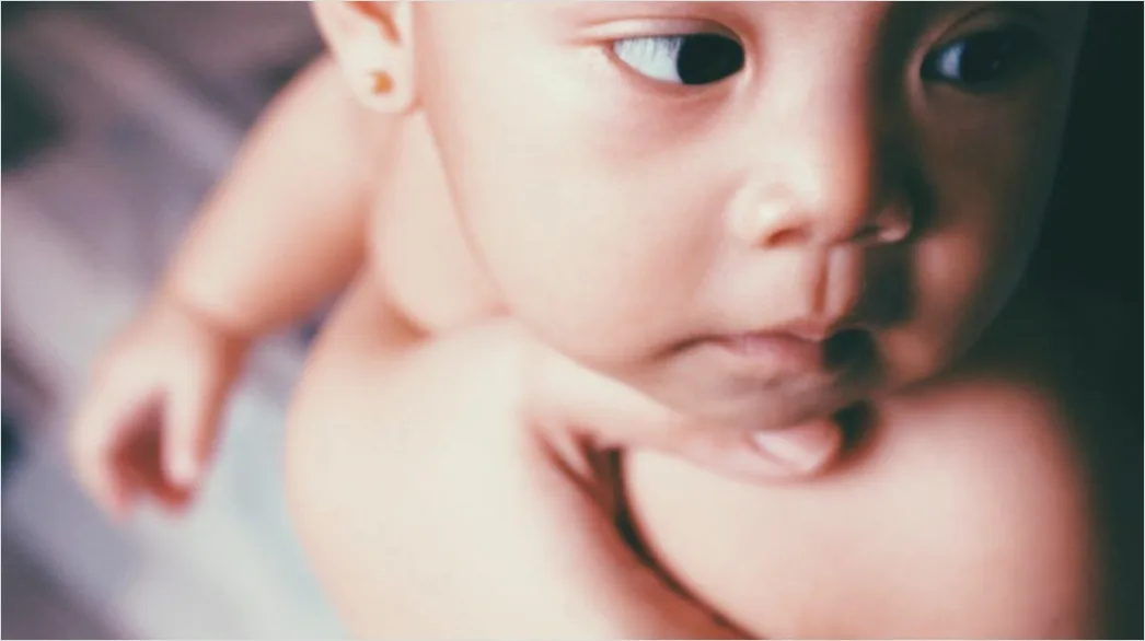Orang Utan Baby Nahaufnahme Sanfter Blick 1111
