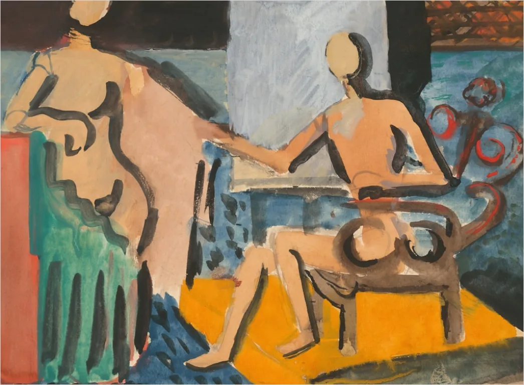 Detail Porträtmalerei Künstler Malt Im Atelier Number 6