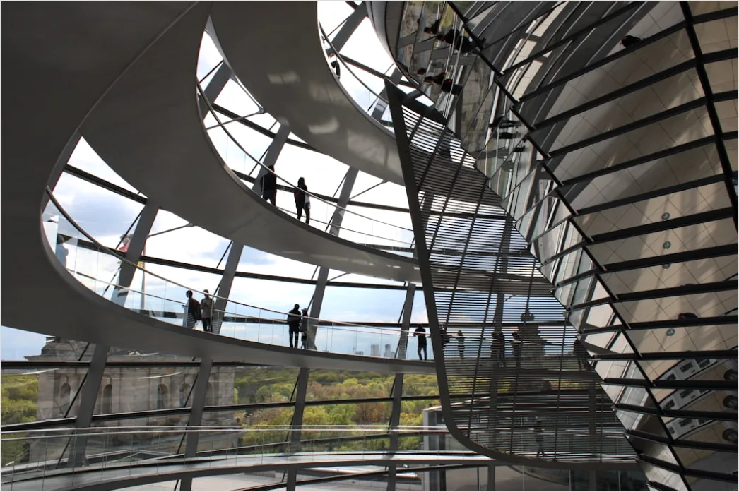 Detail Reichstag Kuppel Innenansicht Berlin Number 13