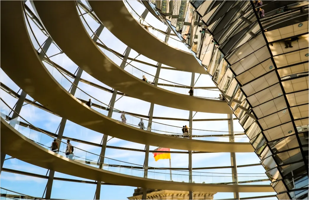 Detail Reichstag Kuppel Innenansicht Berlin Number 19