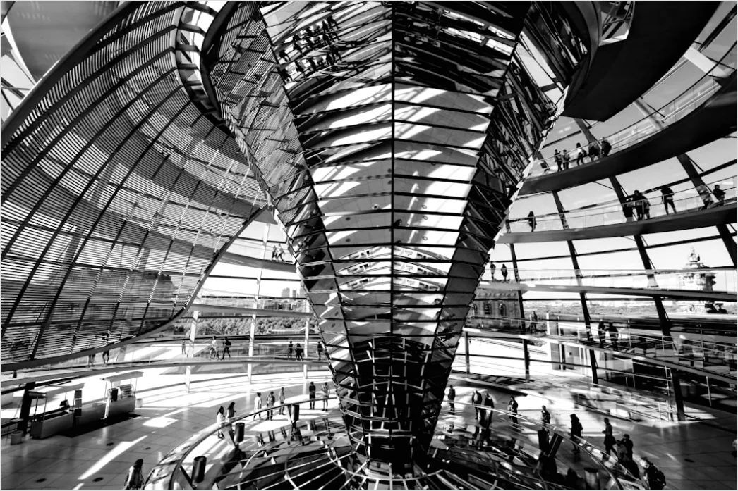Detail Reichstag Kuppel Innenansicht Berlin Number 5