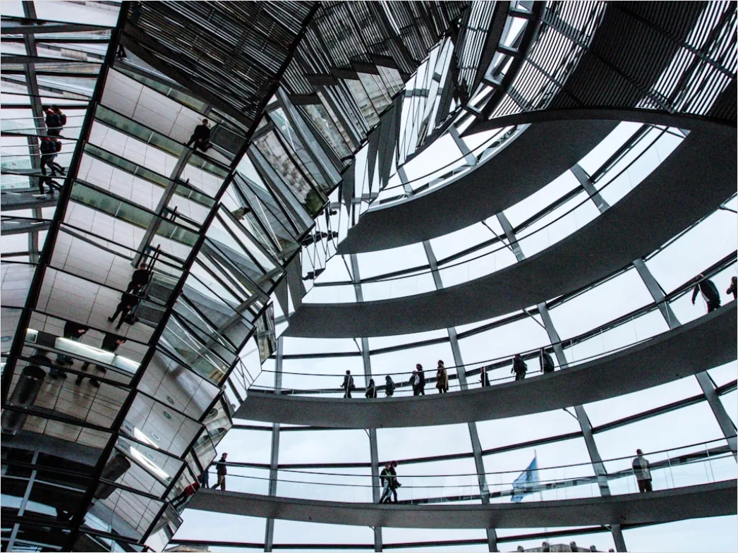 Detail Reichstag Kuppel Innenansicht Berlin Number 6