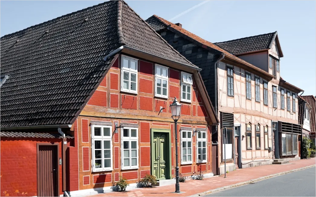 Detail Reihenhaus Fassade In Der Stadt Number 18