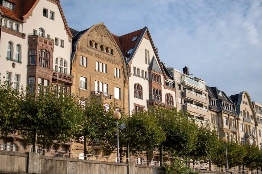 Detail Reihenhaus Fassade In Der Stadt Number 19