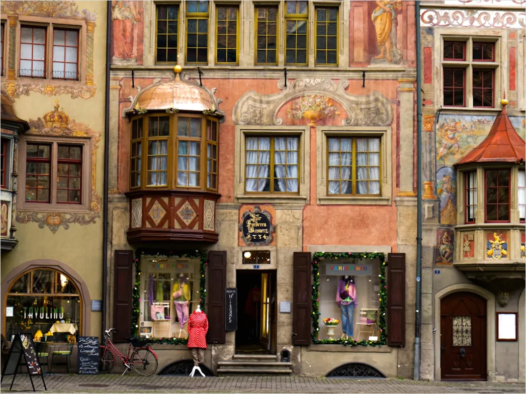 Detail Reihenhaus Fassade In Der Stadt Number 3