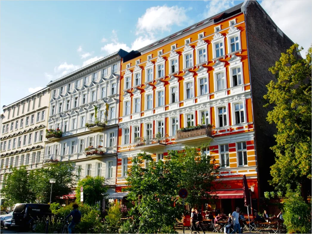 Detail Reihenhaus Fassade In Der Stadt Number 5