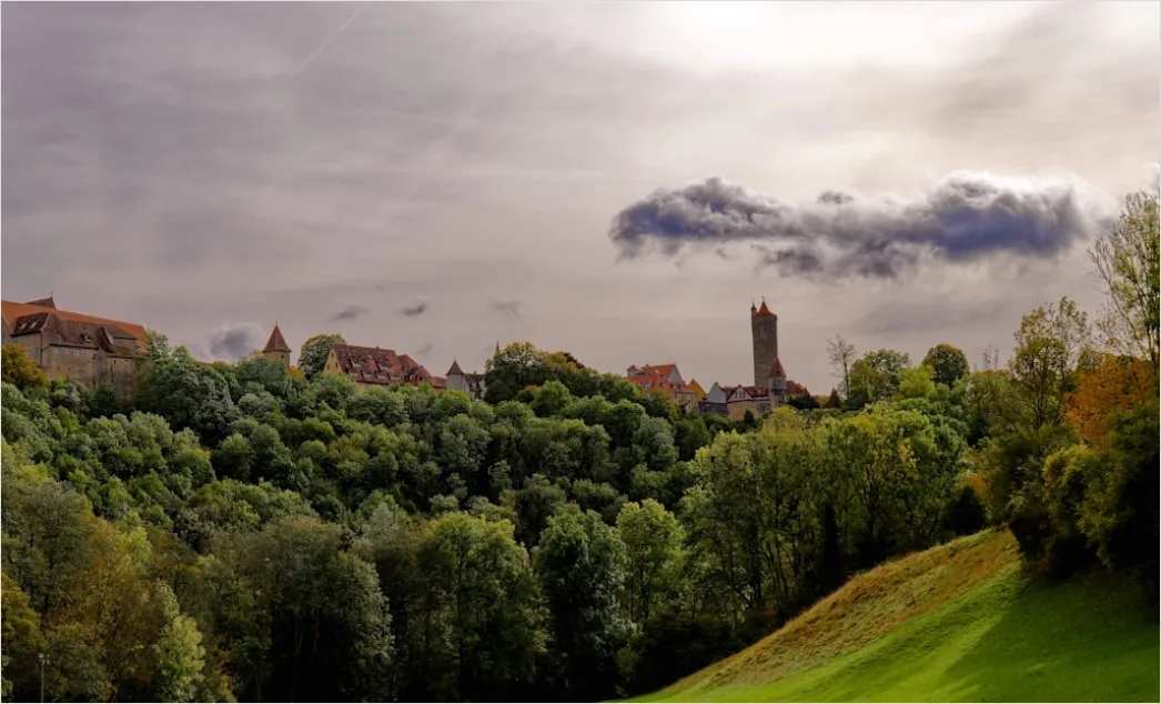 Detail Rothenburg Ob Der Tauber Altstadt Panorama Number 9