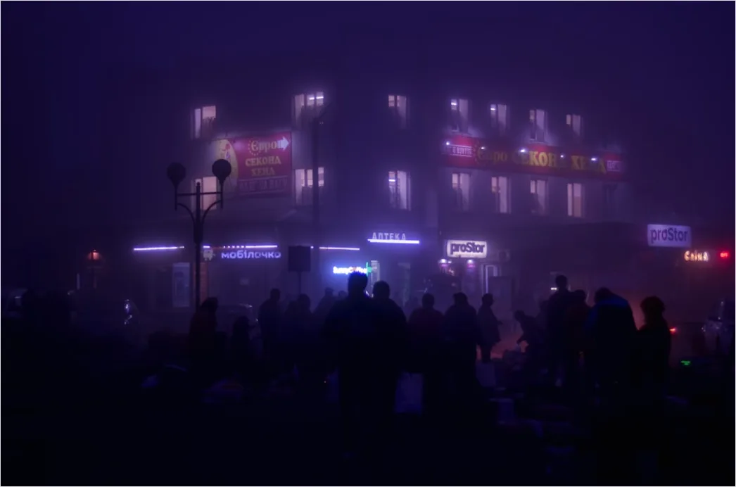 Detail Sci Fi Stadt Illustration Neon Nacht Number 18