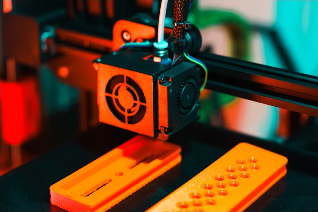 Detail 3d Printer Printing Prototype Close Up Macro Number 12