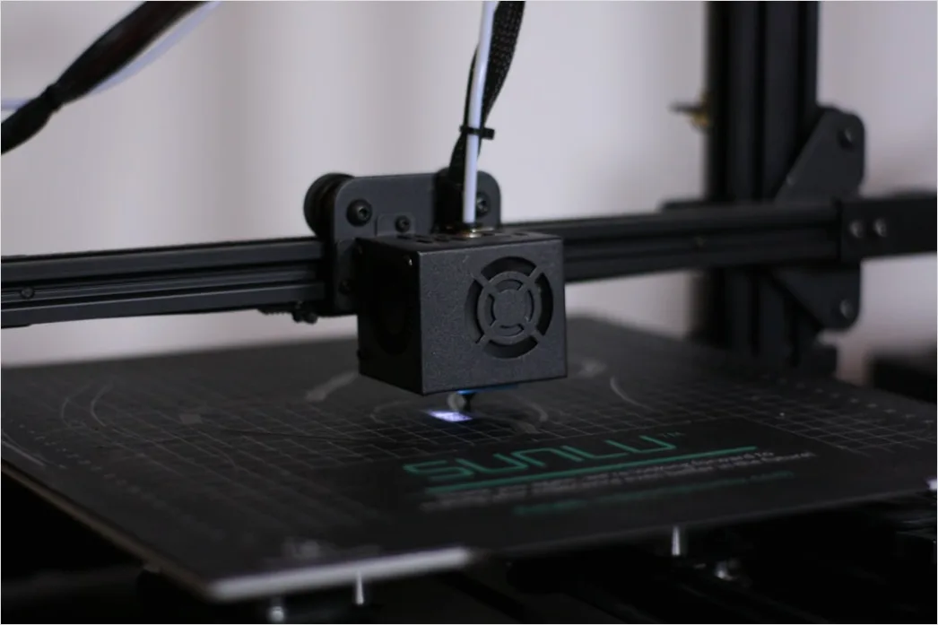 Detail 3d Printer Printing Prototype Close Up Macro Number 14