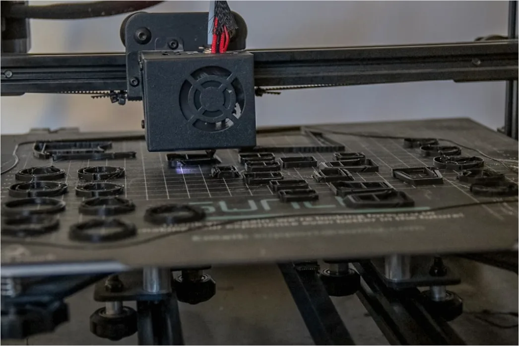 Detail 3d Printer Printing Prototype Close Up Macro Number 17