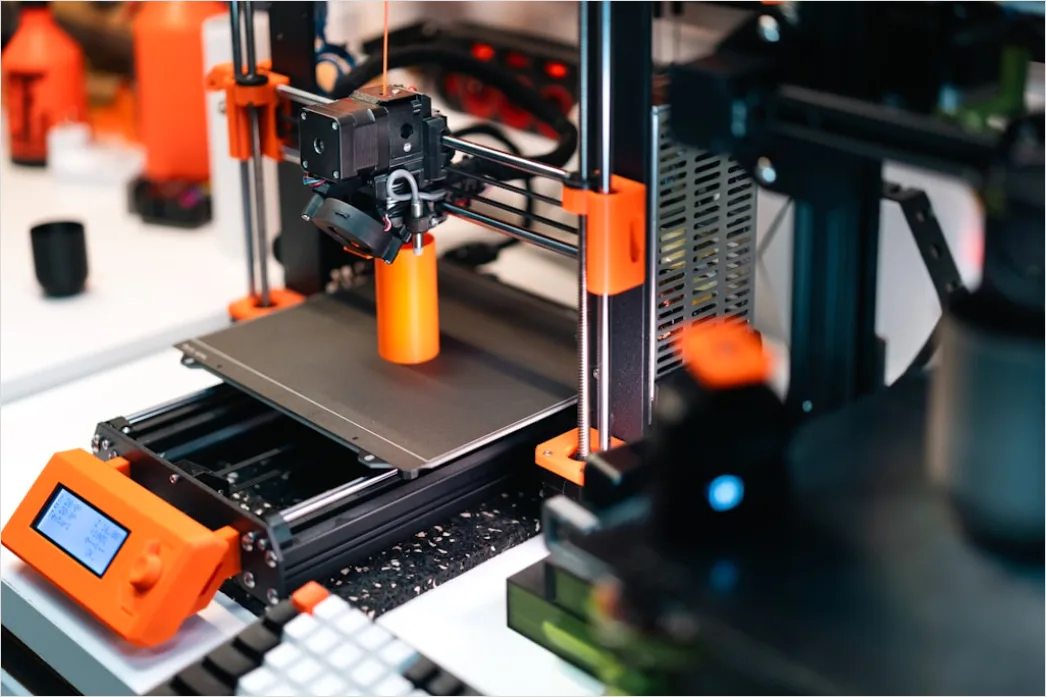 Detail 3d Printer Printing Prototype Close Up Macro Number 19
