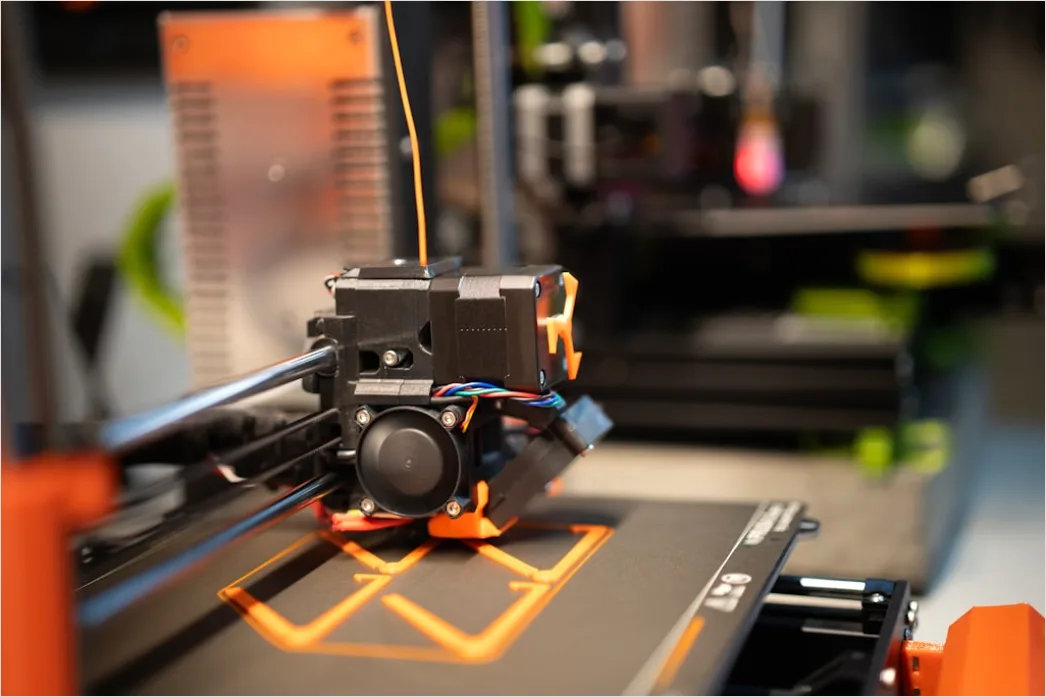 Detail 3d Printer Printing Prototype Close Up Macro Number 4