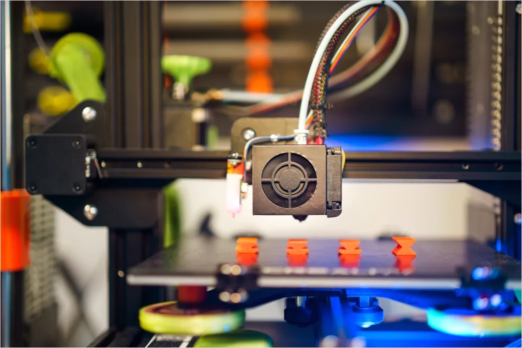 Detail 3d Printer Printing Prototype Close Up Macro Number 9