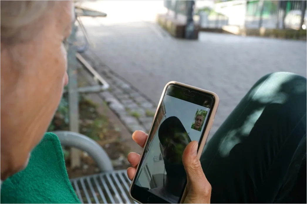 Detail Biometric Face Recognition Concept Mobile Screen Number 12