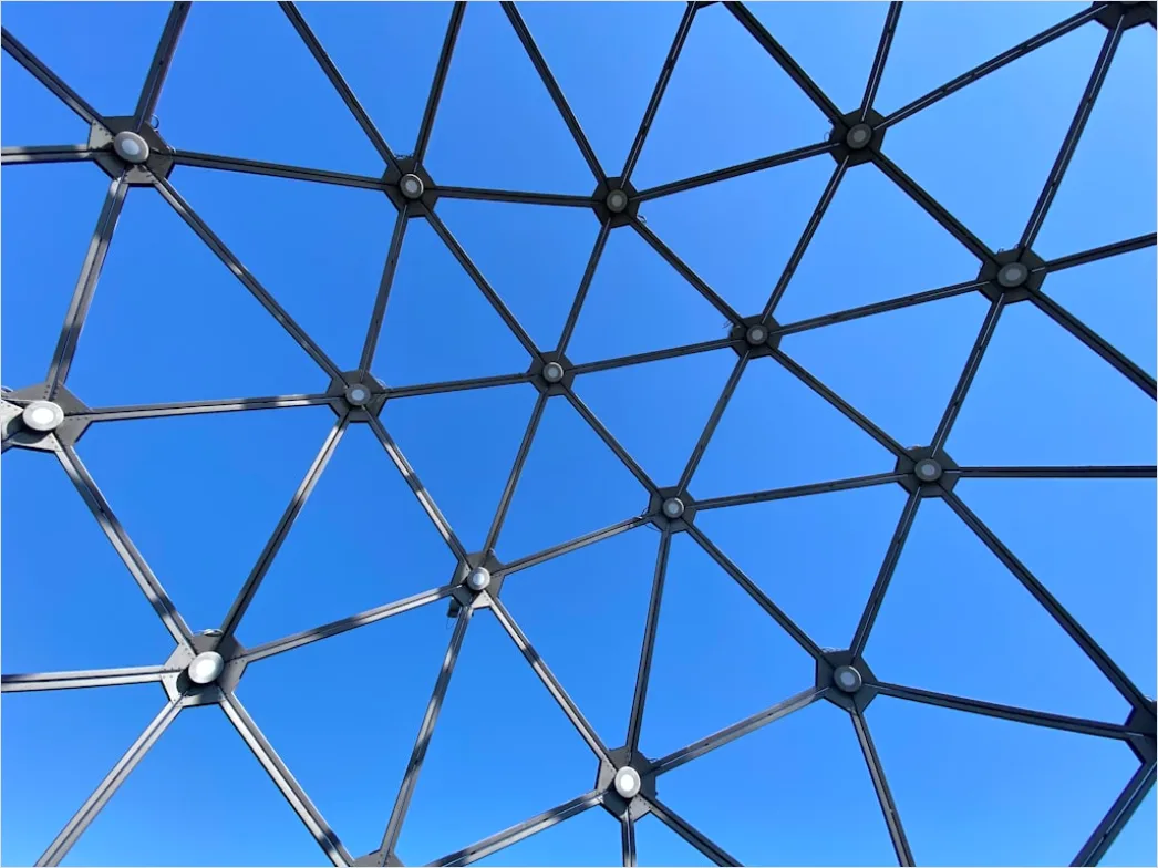 Detail Blockchain Network Concept Illustration Connected Nodes Number 9