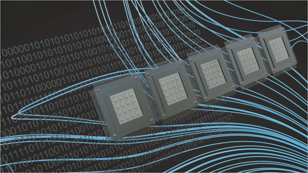 Detail Cloud Computing Concept Illustration Connected Servers Number 18
