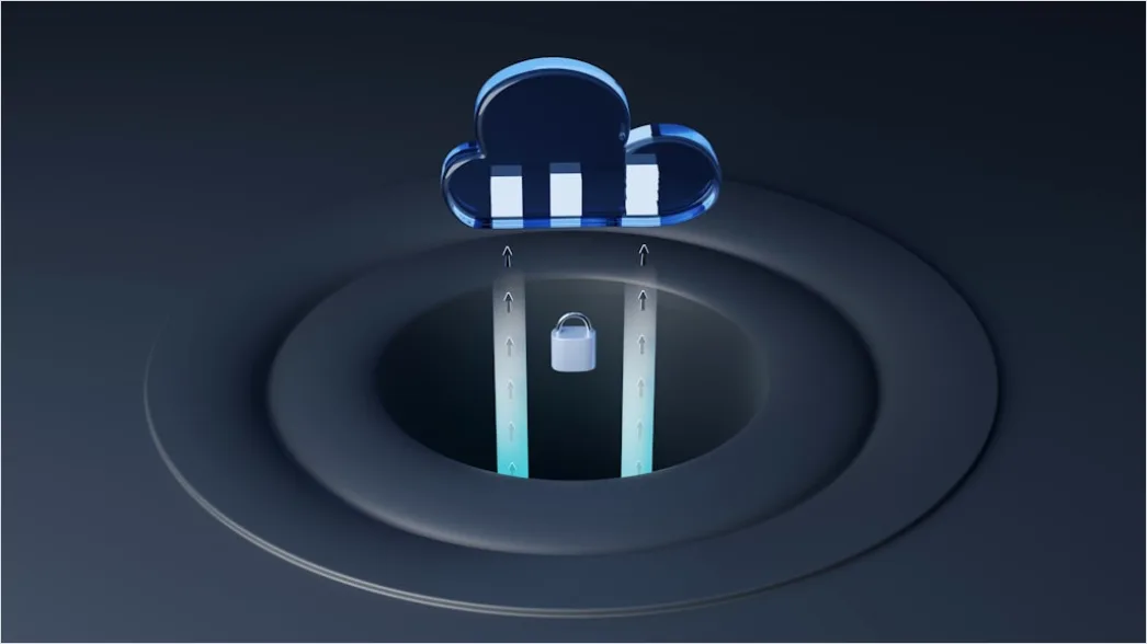 Detail Cloud Computing Concept Illustration Connected Servers Number 6