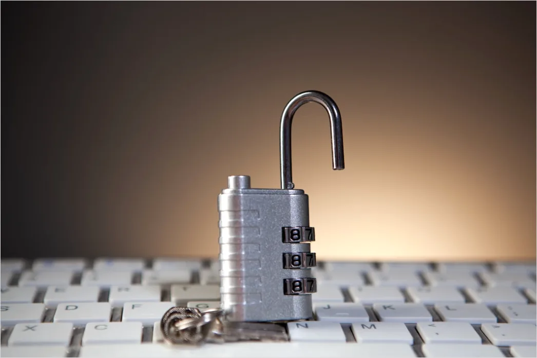 Detail Cybersecurity Concept Background Lock And Code Number 13