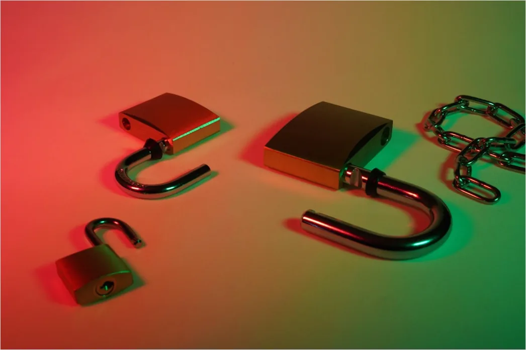 Detail Cybersecurity Concept Background Lock And Code Number 14