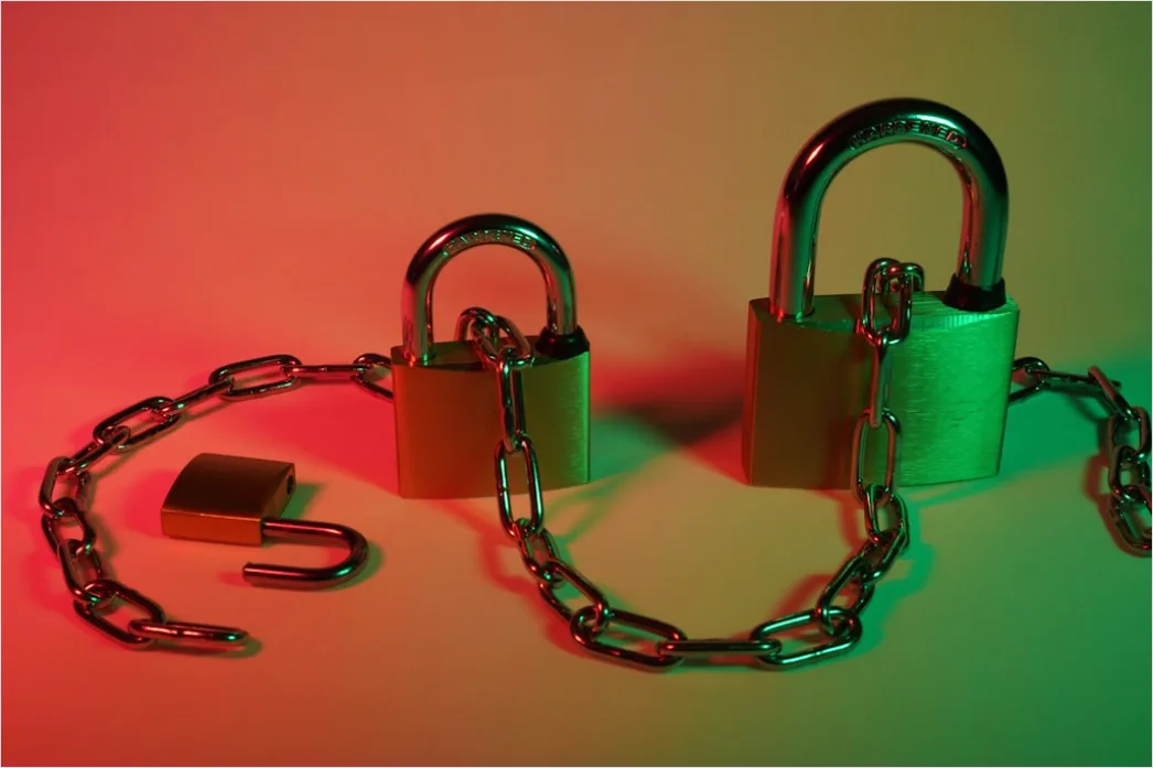 Detail Cybersecurity Concept Background Lock And Code Number 16