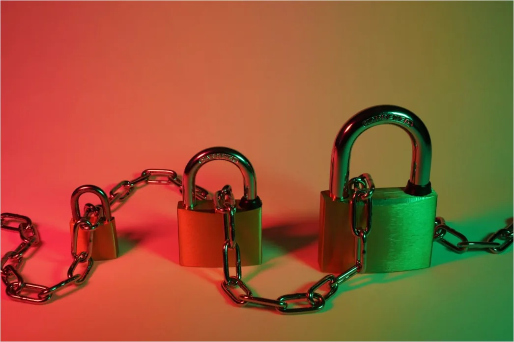 Detail Cybersecurity Concept Background Lock And Code Number 6