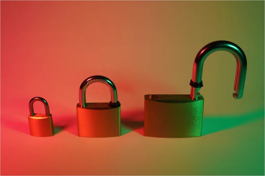 Detail Cybersecurity Concept Background Lock And Code Number 9