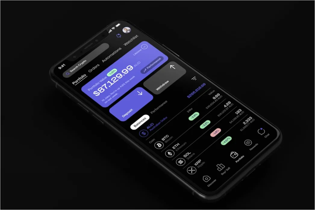 Detail Dark Mode Ui Design Mobile App Screens Number 3