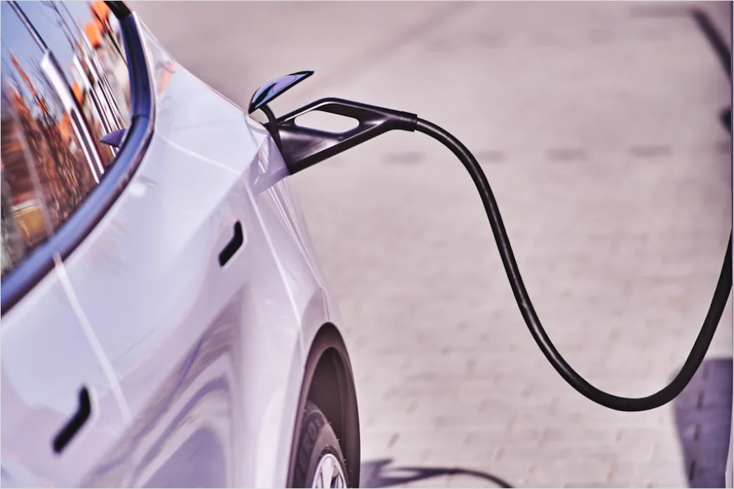 Detail Electric Vehicle Charging Station Close Up Cable Number 8
