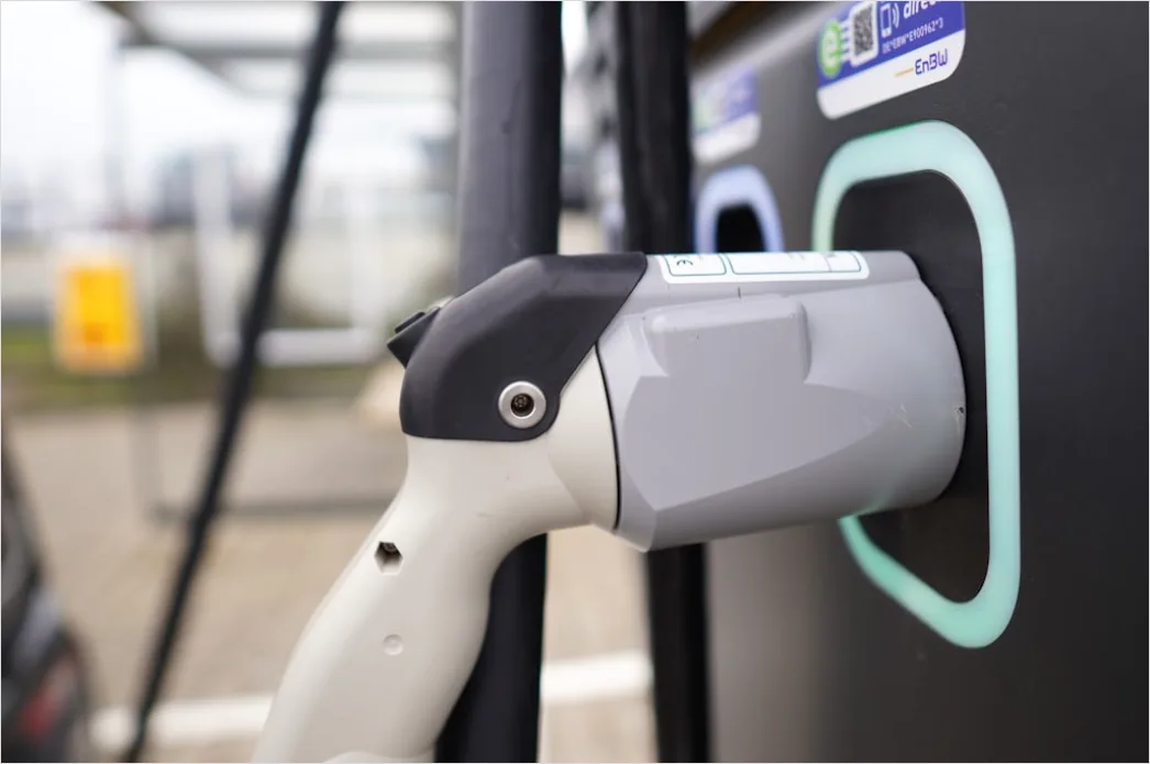 Detail Electric Vehicle Charging Station Close Up Cable Number 9