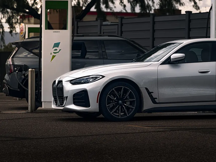 Detail Ev Charging Concept With Glowing Icons Overlay Number 17