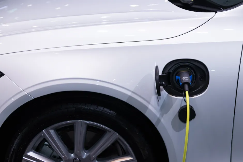 Detail Ev Charging Concept With Glowing Icons Overlay Number 18