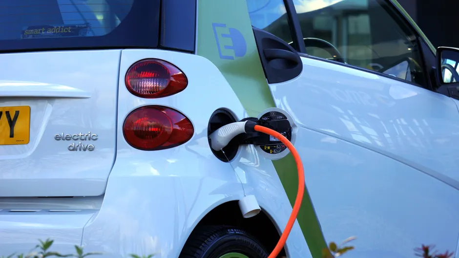 Detail Ev Charging Concept With Glowing Icons Overlay Number 20